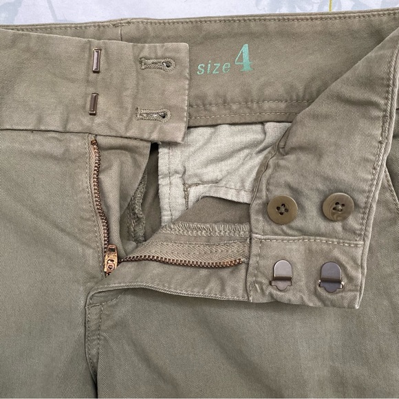 J. Crew Size 4 Olive Green Andie Pant - Picture 2 of 10
